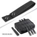 WYNEX Molle Strap 6 inch Tactical Molle Strap Molle Webbing Straps Attachment Snap Strap Nylon Thumb Snap Straps 4 Packs Black 6" - Buy Online on GoSupps.com