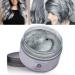 Hair Color Wax Instant Hair Dye Disposable Hair Mud Natural Hairstyle Cream Unisex Temporary Modelling Clay Pomade Gray