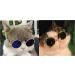 2pcs Random Color Small Cat Kitten Glasses Pet Sunglasses - 3cm/1.1 Inch Cosplay Costume Photos Props - Buy Online on GoSupps.com