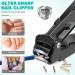 2024 Upgraded Nail Clippers for Men | Heavy Duty Stainless Steel Mess-Free Fingernail & Toenail Cutters with Catcher & Nail File - Buy Online on GoSupps.com