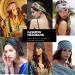 Zoestar Wide Boho Headbands - Vintage Printed Yoga Headbands for Women & Girls | 3 Pack Elastic Accessories - Buy Online on GoSupps.com