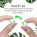 Andiker 100 Pigeon Identification Rings - 8mm Plastic Leg Bands for Birds Parrots Pigeons & Quails (Green) | International Shipping - Buy Online on GoSupps.com