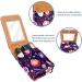 Travel Lipstick Organizer Case - Portable Makeup Bag with Mirror | Floral Daisy Design | Perfect for International Shipping - Buy Online on GoSupps.com