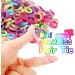 100pcs Multicolor Girl's Hair Elastic Bands | Baby/Toddler Hair Ties | Seamless Ponytail Holder & Bobbles | Tiny Rubber Bands for Girls - Buy Online on GoSupps.com