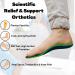 Plantar People Orthotic Insoles with Arch Supports & Silicone Heel Pads - XS (UK 3-4.5) for Plantar Fasciitis Treatment - Buy Online on GoSupps.com