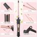 Curling Wand 9MM Thin Curling Iron Tight Curls for All Hair Types Tourmaline Ceramic Barrel 30-Second Heat-Up Long&Short Hair Culer Pro Curling Tongs Black - Buy Online on GoSupps.com