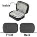 Kigai Black Solid Color Pill Case - Portable Weekly Organizer for Vitamins Medicine & Supplements | Travel Essential for Family & Business - Buy Online on GoSupps.com