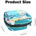 Anna Cowper Surfboard Beach Pattern Sanitary Napkin Storage Bag Feminine Menstrual Cup Pouches Nursing Pad Holder Tampon Bags Portable Period Bag for Women Teen Girls 1Pcs Multi-colored 18 - Buy Online on GoSupps.com