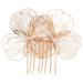 Beaupretty Wedding Hair Side Comb Bride Hair Comb Flower Hair Comb Wedding Headpiece Bridal Hair Accessory for Women