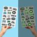 XO Fetti Video Game Party Supplies Temporary Tattoos - 40 Glow in the Dark Styles | Gamer Birthday Decorations - Buy Online on GoSupps.com