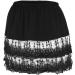 Plus Size Black Shirt Extender Lace Skirt for Women - 5XL (Waist 41.34'') - Buy Online on GoSupps.com