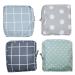 Portable Sanitary Napkin Storage Bag Menstrual Pad Storage Bag Travel Menstrual Period Sanitary Pouch Tampons Bags Suit for Women's Personal ItemsCoin Purse Makeup Storage (4 Pieces )