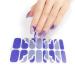 Glitter Cow Pattern Semi Cured Gel Nail Polish Strips Self Adhesive Full Nail Wraps Nail Polish Stickers Semi Cured Gel Nail Polish Strips