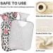 Cute Rose Hot Water Bottle 1L - Small BPA Free Hot Water Bag for Pain Relief & Cramps - Buy Online on GoSupps.com