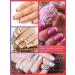 EBANKU French Manicure Kit: 6 PCS Stickers, Rotated Nail Stamper, Silicone Stamper Heads, Scraper - DIY Manicure Tools - Buy Online on GoSupps.com