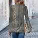Odjoy Fan Christmas Long-Sleeved Graphic Shirt for Women - Festive Dark Gray Tunic Tops & Sweatshirts - XL Casual Blouse - Buy Online on GoSupps.com