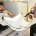 Buy Bart Bibs Adjustable Beard Shaving Apron for Men - Black Hair Trim Towel with Strong Suction Cups - Buy Online on GoSupps.com