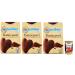 Mulino Bianco Batticuori Biscuits With Cocoa And Chocolate, cocoa and chocolate biscuits, cookies, 3 x 350 g + 400 g Italian gourmet pulp