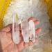 2pcs Natural Double end Lemurian Seed Quartz Crystal PointCrystal Stone Natural Stones Household Stone Mineral Specimen - Buy Online on GoSupps.com
