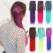 Ponytail Extensions Rainbow Ombre Color Straight Synthetic Hair Ponytail Extension Ribbon Drawstring Ponytails Vitality Cosplay Hair for Women(1BTPINK3) 22INCHES 1BTPINK3