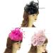 AJOIDR Feathered Flapper Hair Clip 1920s Prom Dancer Headpiece for Special Event Wedding Engagement Night Headwear Hair Styling Hot Pink - Buy Online on GoSupps.com