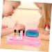 Ipetboom 1 Set Nail Art Set Toy Nail Art Kit Glitter Powder Toys for Little Girls Toy for Kids Toys for Girls Kids Playset Girls Suit Manicure Plastic Make up Kit Child Pink - Buy Online on GoSupps.com