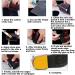 Resistant V-Shaped Rubber Sole Pad - Yellow Heel Repair Sheet for Men & Women Shoes - Durable Bottom Repairing Material - Buy Online on GoSupps.com