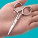 Stainless Steel Facial Hair Scissors for Eyebrows, Nose, Moustache & Beard - Buy Online on GoSupps.com