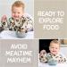 Baby Nom Waterproof Sleeved Weaning Bib for 6-12 Months - Baby Led Weaning Coverall Bibs for Feeding Toddlers - Beige Apron Bib for Babies - Buy Online on GoSupps.com