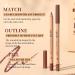 Lot de 12 crayons l vres en velours mat - Plump Nude - Couleur douce et cr meuse - Durable - Tr s pigment - Maquillage naturel des l vres - Buy Online on GoSupps.com