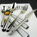 Flatware Sets 4pcs Set Cutlery Tableware Knife Fork Spoon Set Dinnerware Stainless Steel Tableware Set Zero Waste Kitchen Flatware Set Gift (Color : 4PCS) - Buy Online on GoSupps.com