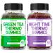 Green Tea Fat Burner Gummies (60 Count) - Appetite Suppressant Weight Loss Supplement and Night Time Fat Burner Gummies (60 Count) Weight Loss & Metabolism Supplement - Third Party Tested - USA Made