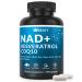 WEEVIT NAD+ Resveratrol Supplement with COQ10 Quercetin Turmeric NAD+ Supplement for Men and Women - Energy Focus & Anti-Aging Support - Gluten Free Non-GMO