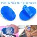 6Pcs Rabbit Grooming Kit | Pet Hair Remover, Shampoo Brush, Comb, Nail Clipper & Trimmer | Blue | For Rabbit, Hamster, Bunny, Guinea Pig - Buy Online on GoSupps.com
