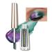 Junhe Chameleon Metallic Liquid Eyeshadow Eye Shadow Long Lasting and Pigmented Sparkling &Shimmer Eyes Makeup One-Swipe Coverage 0.10 Floz (103 EMBER)