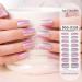 Gel Nail Stickers Semi Cured Gel Nails - 16PCS Stickers Nail Wraps Soft Self-Adhesive - Semi Cured Gel Nail Wraps - Glossy & Long Lasting Gel Nail Stickers Need UV Light (Blue-Purple Gradient) - Buy Online on GoSupps.com