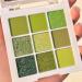 MAEPEOR Olive Green Eyeshadow Palette 9 Colors Stunning Matte Glitter Eyeshadow Palette Longlasting Waterproof Shimmer Eye Shadow for Girls and Women (Set 2  Olive Green)
