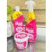 RTUK The Pink Stuff 850g Cleaning Paste Non-Toxic with 850ml Pink Stuff Spray & 500ml Pink Stuff Cream Cleaner Multipurpose Household Bathroom Cleaner- Includes 1x Cleaning Sponge - Buy Online on GoSupps.com
