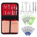 Spectabilis Suture Practice Kit for Medical Students Large Silicone Pad with 14 Pre-Cut Wounds Comprehensive Suture Tool Set Supplies for Vet/Nursing Students Includes Surgical Removal Practice.