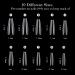 Noblife 1200PC Long Coffin False Nails - 10 Sizes Full Cover Acrylic Ballerina Tips for DIY Nail Art & Manicure - Buy Online on GoSupps.com