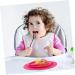 Toyvian Silicone Whale Plate Suction Plate for Babies - Red Silicone Dinner Plate with Suction Bowl - Baby Tableware Compartment Plate - 31.5x23.5cm - Buy Online on GoSupps.com