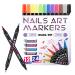 G n rique Marqueurs Ongles - 12 Pi ces de Marqueurs Double avec Liner et Doodle pour les Ongles - Stylo Dessin pour | pour Professionnelles