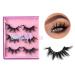 Barbiely 3 Pairs 20MM Mink Lashes - Dramatic Cat-Eyes Look | 100% Real Siberian Mink Fur | Reusable & Handmade | Cruelty-Free | Non-Irritating Fake Eyelashes - Buy Online on GoSupps.com