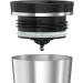 Thermos 16oz Vacuum Insulated Travel Mug - Stainless Steel/Black - Buy Online on GoSupps.com