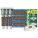 LuxPaks CRST Complete Whitening + Scope Outlast Toothpaste Long Lasting Mint Flavor 5.4 oz Triple Pack Bundled with LuxPaks Squeezer