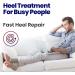 4 Pairs Heel Moisture Gel Socks for Cracked Heels | Foot Care Open Toe Socks for Dry Skin Treatment - International Shipping Available - Buy Online on GoSupps.com