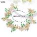 Campsis Rhinestone Bridal Hair Vine | Gold Flower Crystal Headband for Wedding | Leaf Hair Accessory for Bride Bridesmaid - Buy Online on GoSupps.com