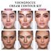 Youngfocus Cosmetics Cream Contour - 8 Color Vegan Contouring Foundation Kit | Highlighting Makeup & Concealer Palette | Cruelty-Free & Hypoallergenic - Buy Online on GoSupps.com