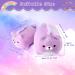 Rainbow Horse Plush Pillow 15.7 inch - Soft Stuffed Toy with Shiny Horn - Decorative Hugging Pillow - Birthday Gift for Boys, Girls, Friends - Purple - Buy Online on GoSupps.com
