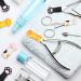 12-Piece Cat Paw Silicone Cuticle Nipper Cover Set | Nail Protector & Manicure Tools | 3 Colors - Buy Online on GoSupps.com